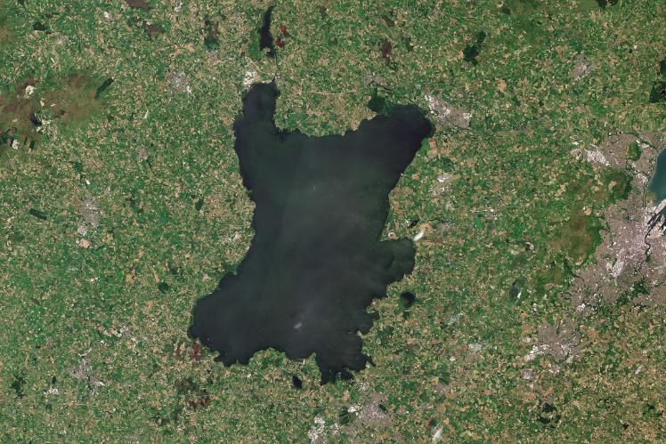 Lough Neagh from space